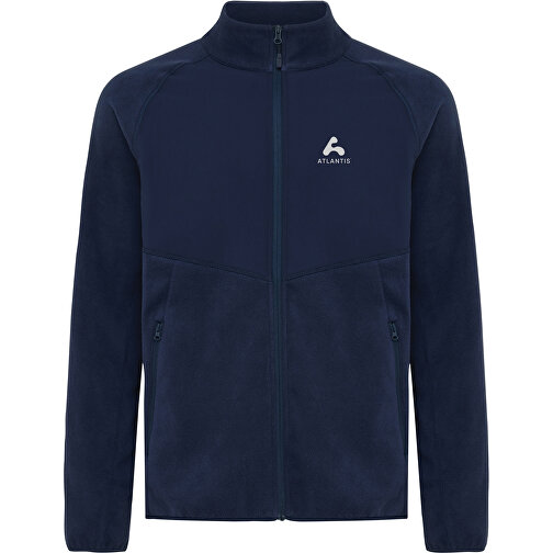 Iqoniq Talung Mikrofleece Jacke Aus Recyceltem Polyester , navy blau, 100% recyceltes Polyester, XXL, 77,50cm x 2,70cm (Länge x Höhe), Bild 12