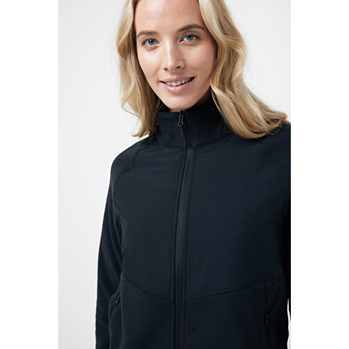 Iqoniq Talung Mikrofleece Jacke Aus Recyceltem Polyester , schwarz, 100% recyceltes Polyester, M, 71,50cm x 2,70cm (Länge x Höhe), Bild 11