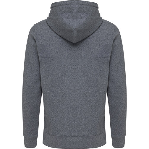 Iqoniq Abisko Zip-Kapuzenpullover Aus Recycelter Baumwolle , ungefärbtes Anthrazit, 50% recycelte und 50% biologische Baumwolle, XXXL, 80,00cm x 1,00cm (Länge x Höhe), Bild 2