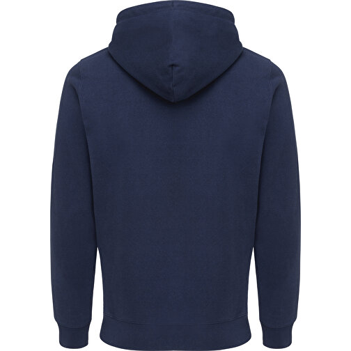 Iqoniq Abisko Zip-Kapuzenpullover Aus Recycelter Baumwolle , navy blau, 50% recycelte und 50% biologische Baumwolle, XL, 76,00cm x 1,00cm (Länge x Höhe), Bild 2