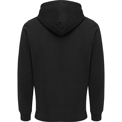 Iqoniq Abisko Zip-Kapuzenpullover Aus Recycelter Baumwolle , schwarz, 50% recycelte und 50% biologische Baumwolle, XXXL, 80,00cm x 1,00cm (Länge x Höhe), Bild 2