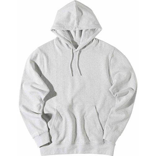 Iqoniq Rila Lightweight Hoodie Aus Recycelter Baumwolle , ungefärbte helles Grau, 30% recycelte und 70% biologische Baumwolle, XXXL, 80,00cm x 1,00cm (Länge x Höhe), Bild 3