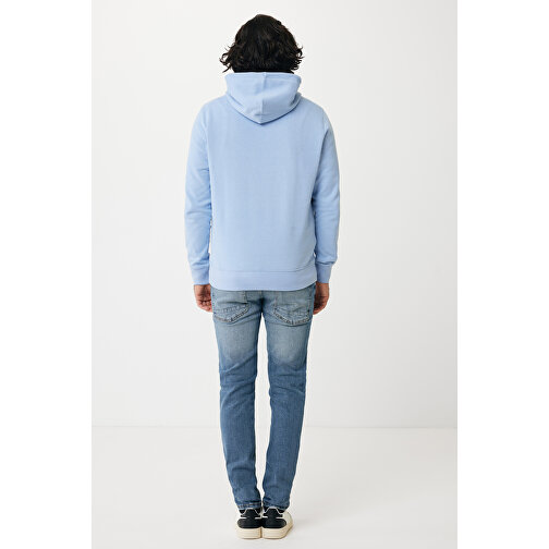 Iqoniq Rila Lightweight Hoodie Aus Recycelter Baumwolle , sky blue, 30% recycelte und 70% biologische Baumwolle, XXXL, 80,00cm x 1,00cm (Länge x Höhe), Bild 5