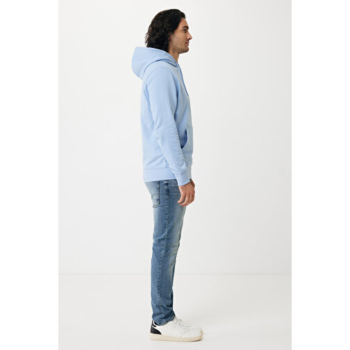 Iqoniq Rila Lightweight Hoodie Aus Recycelter Baumwolle , sky blue, 30% recycelte und 70% biologische Baumwolle, XXXL, 80,00cm x 1,00cm (Länge x Höhe), Bild 6