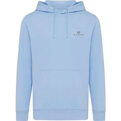 Iqoniq Rila Lightweight Hoodie Aus Recycelter Baumwolle , sky blue, 30% recycelte und 70% biologische Baumwolle, XL, 76,00cm x 1,00cm (Länge x Höhe), Bild 13