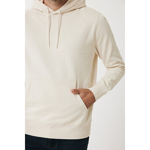 Iqoniq Rila Lightweight Hoodie Aus Recycelter Baumwolle , natural raw, 30% recycelte und 70% biologische Baumwolle, XXXL, 80,00cm x 1,00cm (Länge x Höhe), Bild 11