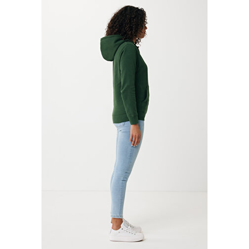 Iqoniq Rila Lightweight Hoodie Aus Recycelter Baumwolle , forest green, 30% recycelte und 70% biologische Baumwolle, XXXL, 80,00cm x 1,00cm (Länge x Höhe), Bild 10