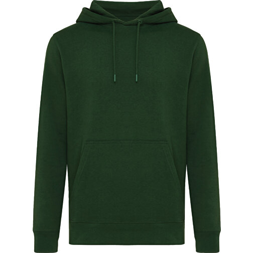 Iqoniq Rila Lightweight Hoodie Aus Recycelter Baumwolle , forest green, 30% recycelte und 70% biologische Baumwolle, XXL, 78,00cm x 1,00cm (Länge x Höhe), Bild 1