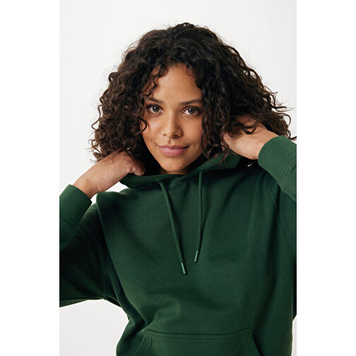 Iqoniq Rila Lightweight Hoodie Aus Recycelter Baumwolle , forest green, 30% recycelte und 70% biologische Baumwolle, XXL, 78,00cm x 1,00cm (Länge x Höhe), Bild 11