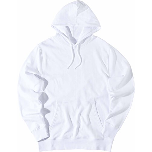 Iqoniq Rila Lightweight Hoodie Aus Recycelter Baumwolle , weiß, 30% recycelte und 70% biologische Baumwolle, XXXL, 80,00cm x 1,00cm (Länge x Höhe), Bild 3