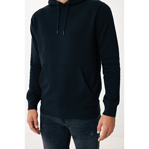 Iqoniq Rila Lightweight Hoodie Aus Recycelter Baumwolle , schwarz, 30% recycelte und 70% biologische Baumwolle, XXXL, 80,00cm x 1,00cm (Länge x Höhe), Bild 12