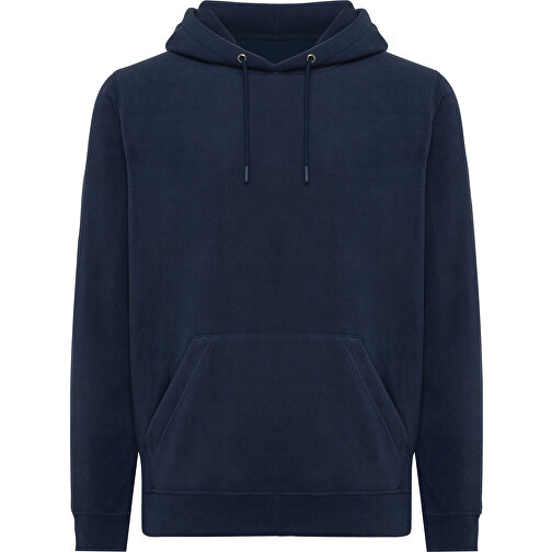 Iqoniq Trivor Mikrofleece-Kapuzenjacke Aus Recyc. Polyester , navy blau, 100% recyceltes Polyester, XXXL, 80,00cm x 2,50cm (Länge x Höhe), Bild 1