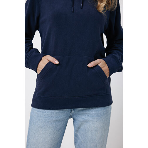 Iqoniq Trivor Mikrofleece-Kapuzenjacke Aus Recyc. Polyester , navy blau, 100% recyceltes Polyester, XXXL, 80,00cm x 2,50cm (Länge x Höhe), Bild 11