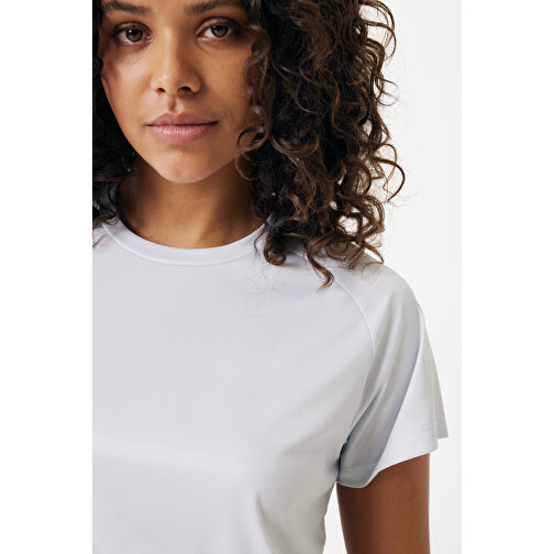 Iqoniq Tikal Sport Quick-Dry T-Shirt Aus Rec. Polyester , weiss, 100% recyceltes Polyester, XXXL, 80,00cm x 0,50cm (Länge x Höhe), Bild 10