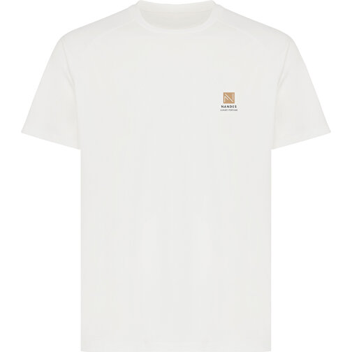 Iqoniq Tikal Sport Quick-Dry T-Shirt Aus Rec. Polyester , weiss, 100% recyceltes Polyester, S, 68,00cm x 0,50cm (Länge x Höhe), Bild 13