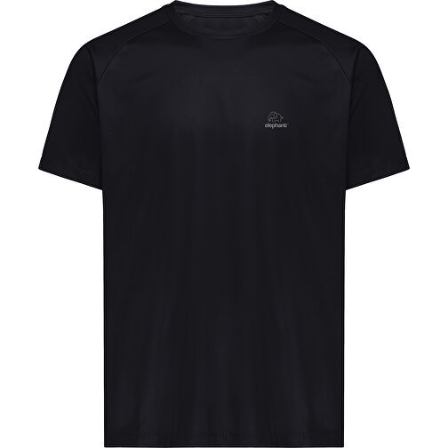 Iqoniq Tikal Sport Quick-Dry T-Shirt Aus Rec. Polyester , schwarz, 100% recyceltes Polyester, XXL, 78,00cm x 0,50cm (Länge x Höhe), Bild 3