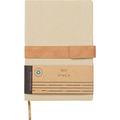 Carnet de notes VINGA Bosler en toile recyclée RCS, Image 6