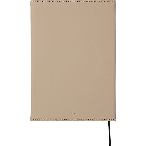 VINGA Baltimore GRS-zertifiziertes Papier & PU-Notizbuch , greige, PU, 16,00cm x 22,50cm (Länge x Höhe), Bild 2