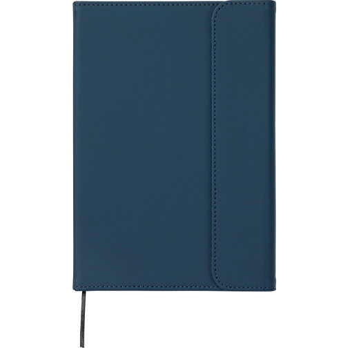 VINGA Baltimore GRS-zertifiziertes Papier & PU-Notizbuch , navy blau, PU, 16,00cm x 22,50cm (Länge x Höhe), Bild 1