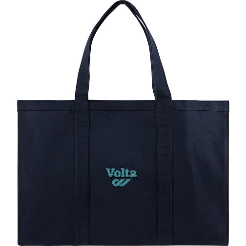 VINGA Hilo AWARE™ Maxi-Tasche Aus Recyceltem Canvas , navy blau, Canvas - recycelt, 49,50cm x 37,00cm (Länge x Höhe), Bild 2