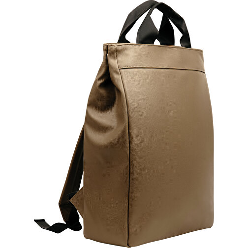 VINGA Bermond Rucksack Aus RCS Recyceltem PU , braun, PU - recycelt, 30,50cm x 43,00cm (Länge x Höhe), Bild 1