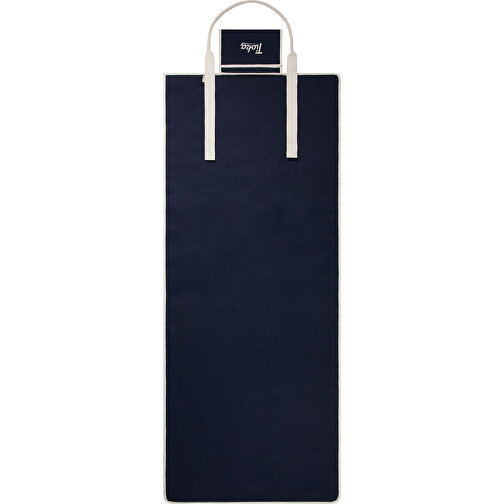 VINGA Volonne AWARE™ Strandmatte Aus Recyceltem Canvas , navy blau, Baumwolle - recycelt, 180,00cm x 0,50cm (Länge x Höhe), Bild 3