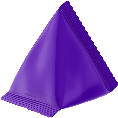 Fruchtgummi Tetraeder Trolli , Trolli, violet, Folie, 7,00cm x 6,50cm (Höhe x Breite), Bild 1