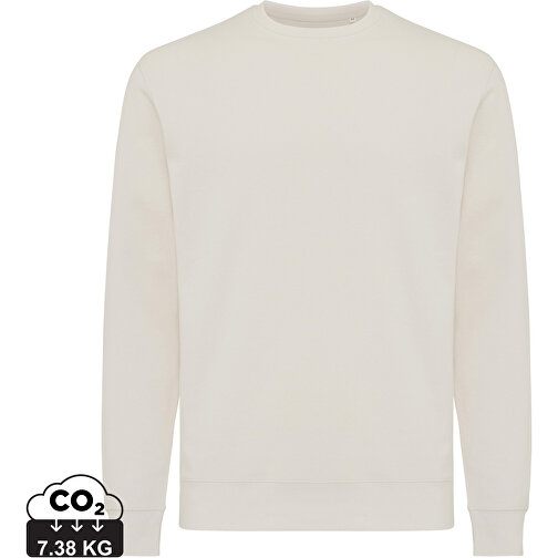 Iqoniq Etosha Lightweight Sweater Aus Recycelter Baumwolle, Ivory White , ivory white, 30% recycelte und 70% biologische Baumwolle, XL, , Bild 1