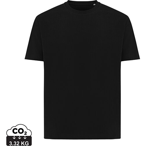 Iqoniq Teide T-Shirt Aus Recycelter Baumwolle, Schwarz , schwarz, 50% recycelte und 50% biologische Baumwolle, L, , Bild 1