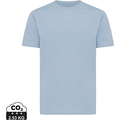 Iqoniq Sierra Lightweight T-Shirt Aus Recycelter Baumwolle, Light Heather Blue , light heather blue, 30% recycelte und 70% biologische Baumwolle, XXXL, , Bild 1