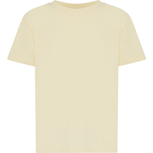 Iqoniq Koli Kids T-Shirt Aus Recycelter Baumwolle, Cream Yellow , cream yellow, 30% recycelte und 70% biologische Baumwolle, 78, , Bild 2