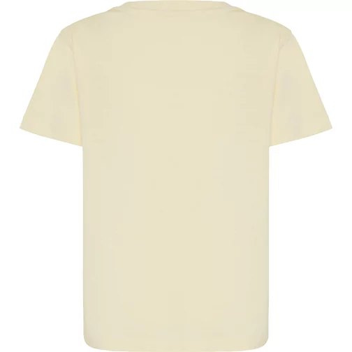 T-shirt Iqoniq Koli Kids in cotone riciclato, giallo crema, Immagine 3