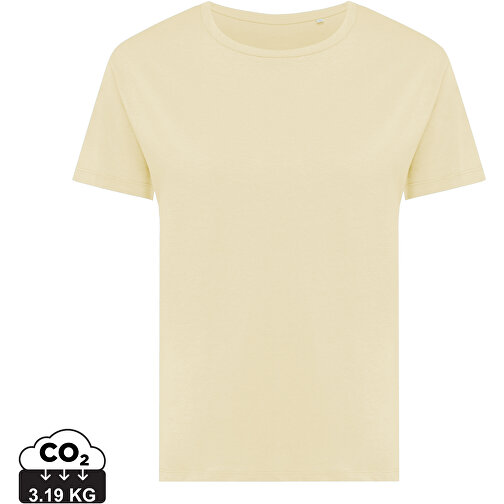 Iqoniq Yala Damen T-Shirt Aus Recycelter Baumwolle, Cream Yellow , cream yellow, 30% recycelte und 70% biologische Baumwolle, XS, , Bild 1