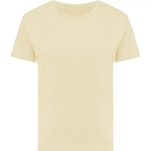 Iqoniq Yala T-shirt femme en coton recyclé, cream yellow, Image 2