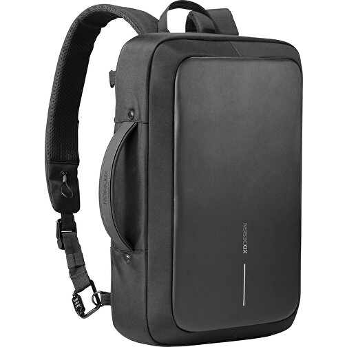 Bobby Bizz 2.0 Anti-Diebstahl Rucksack & Aktentasche, Schwarz , schwarz, PET - recycelt,PU, 43,00cm (Höhe), Bild 1