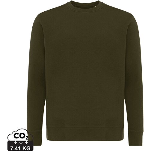 Iqoniq Etosha Lightweight Sweater Aus Recycelter Baumwolle, Khaki , khaki, 30% recycelte und 70% biologische Baumwolle, XL, , Bild 1