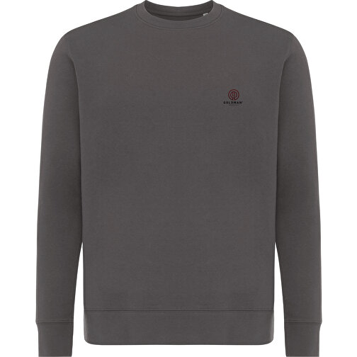 Iqoniq Etosha Lightweight Sweater Aus Recycelter Baumwolle, Anthrazit , anthrazit, 30% recycelte und 70% biologische Baumwolle, XS, , Bild 4