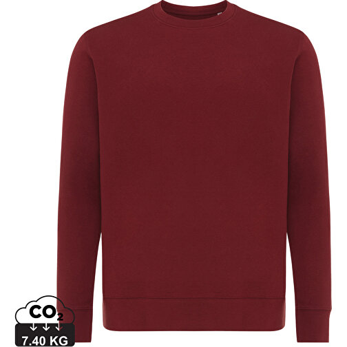 Maglia leggera Iqoniq Etosha in cotone riciclato, rosso bordeaux, Immagine 1