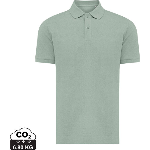 Iqoniq Yosemite Piqué-Poloshirt Aus Recycelter Baumwolle, Iceberg Green , Iceberg green, 50% recycelte und 50% biologische Baumwolle, XXL, , Bild 1