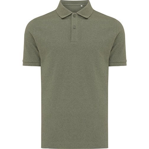 Iqoniq Yosemite Piqué-Poloshirt Aus Recycelter Baumwolle, Heather Green , heather green, 50% recycelte und 50% biologische Baumwolle, XXXL, , Bild 2