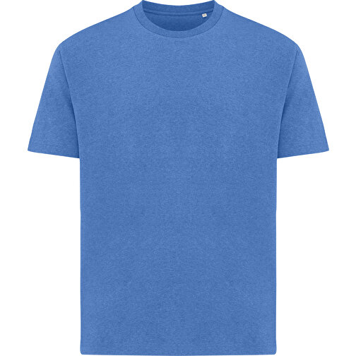 Iqoniq Teide T-Shirt Aus Recycelter Baumwolle, Heather Blue , heather blue, 50% recycelte und 50% biologische Baumwolle, XXXL, , Bild 2