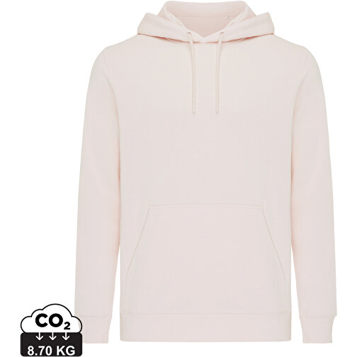 Iqoniq Rila Lightweight Hoodie Aus Recycelter Baumwolle, Cloud Pink , cloud pink, 30% recycelte und 70% biologische Baumwolle, M, , Bild 1