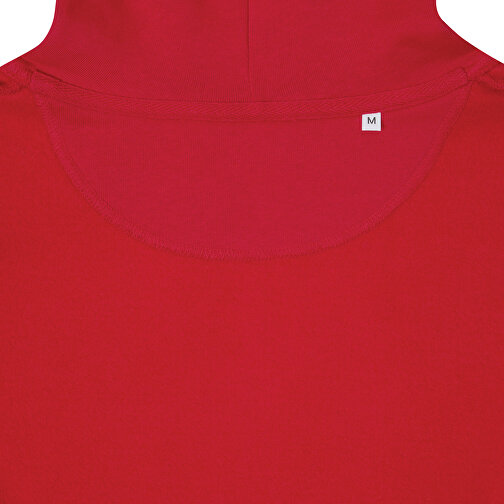 Iqoniq Rila Lightweight Hoodie Aus Recycelter Baumwolle, Rot , rot, 30% recycelte und 70% biologische Baumwolle, XS, , Bild 4