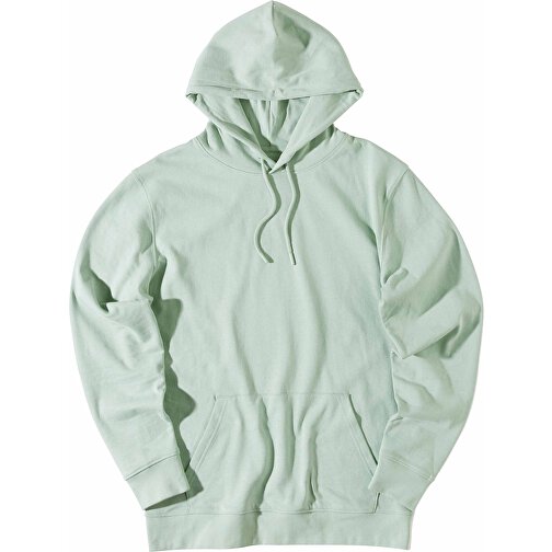 Iqoniq Rila Lightweight Hoodie Aus Recycelter Baumwolle, Iceberg Green , Iceberg green, 30% recycelte und 70% biologische Baumwolle, XS, , Bild 4