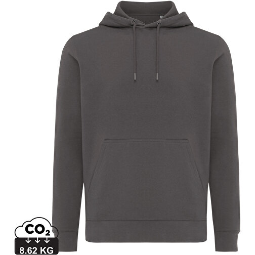 Iqoniq Rila Lightweight Hoodie en coton recyclé, anthracite, Image 1