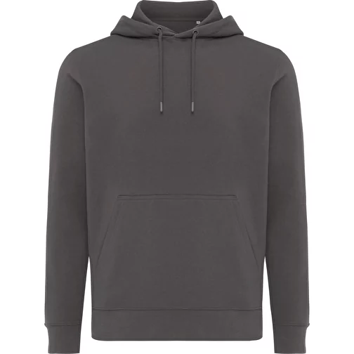 Iqoniq Rila Lightweight Hoodie en coton recyclé, anthracite, Image 2