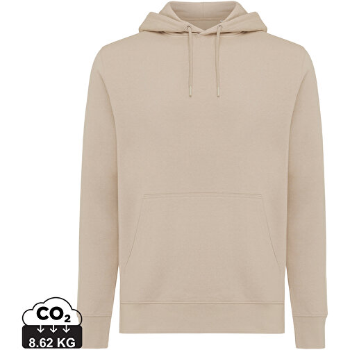 Iqoniq Rila Lightweight Hoodie Aus Recycelter Baumwolle, Desert , desert, 30% recycelte und 70% biologische Baumwolle, M, , Bild 1