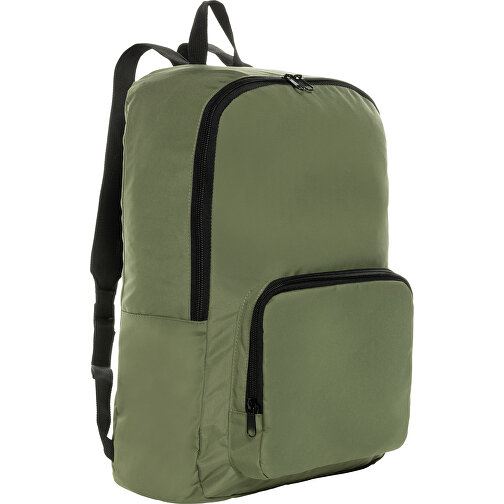 Mochila clásica plegable Dillon AWARET RPET, verde, Imagen 1