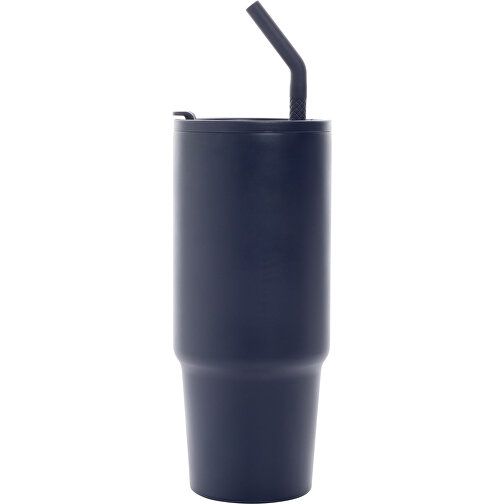 Embrace Deluxe Becher Aus RCS Recyceltem Edelstahl 900ml, Navy Blau , navy blau, Rostfreier Stahl - recycelt,PP, 14,70cm x 23,50cm (Länge x Höhe), Bild 3