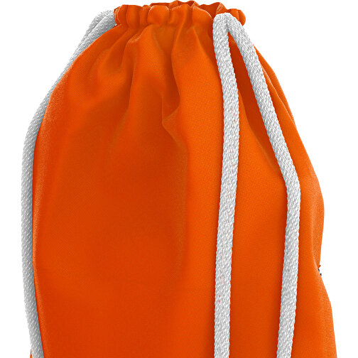 Premium Sportbeutel ColourPrime , orange / weiss, Sublimation-fabric 200g - Polyester (PU), 33,00cm x 45,00cm (Höhe x Breite), Bild 3